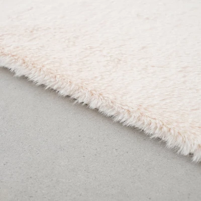 Gambar Informa Karpet 70x150 Cm Frosty Faux Fur - Krem