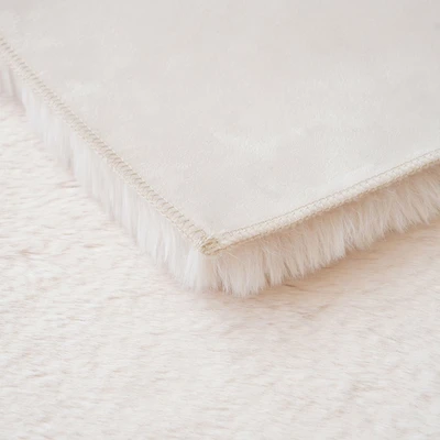 Gambar Informa Karpet 70x150 Cm Frosty Faux Fur - Krem