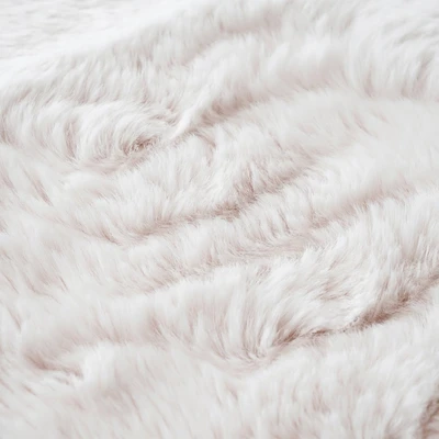 Gambar Informa Karpet 120 Cm Frosty Faux Fur - Krem