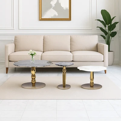 Gambar Home Galleria Catania Meja Tamu - Hitam