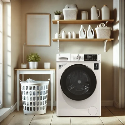 Gambar Kels Mesin Cuci Front Loading 8 kg - Putih