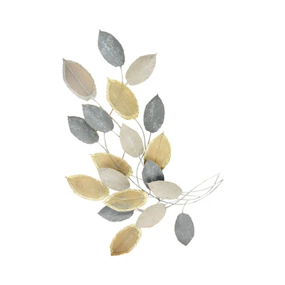 Gambar Informa Hiasan Dinding Multi Leaves Besi 120.7x78.7 cm - Mix