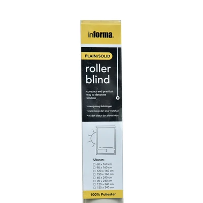 Gambar Informa Roller Blind Blackout Solid 120x240 cm - Krem