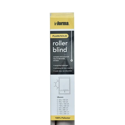 Gambar Informa Roller Blind Blackout Solid 120x240 cm - Cokelat
