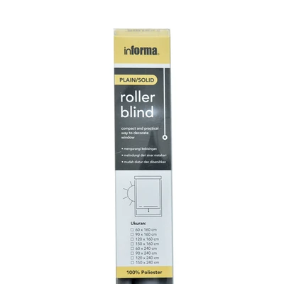 Gambar Informa Roller Blind Blackout Solid 120x240 cm - Abu-Abu