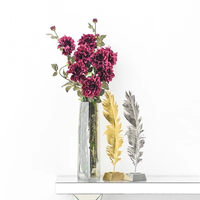 Gambar Informa Bunga Artifisial Dahlia Spray 31x115 cm - Ungu