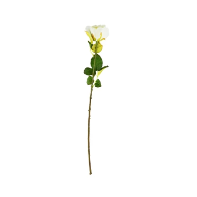Gambar Informa Bunga Artifisial Single Rose 5x9x65 cm - Krem