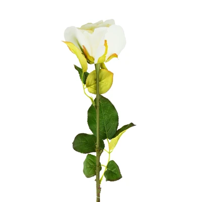 Gambar Informa Bunga Artifisial Single Rose 5x9x65 cm - Krem