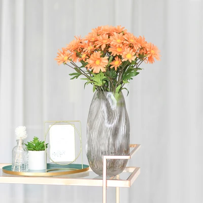 Gambar Informa Bunga Artifisial Chrysanthemum Spray 5x23x70 cm - Oranye