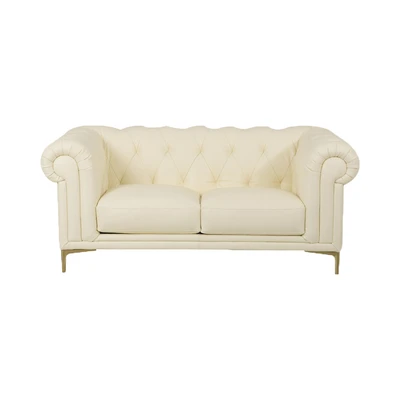 Gambar Domicil Bach Three Sofa Kulit 2 Seater - Putih