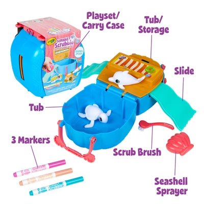 Gambar Crayola Set Ocean Seashell Splash Playset