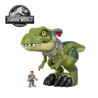 Gambar Fisher Price Figure Jurassic World Imaginext Mega Mouth T-rex Gbn14