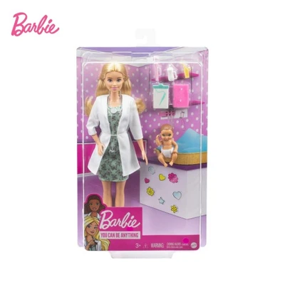 Gambar Barbie Set Boneka Carriers Baby Doctor Gvk03