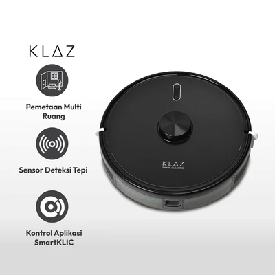 Gambar Klaz Vacuum Cleaner Smart Robotik - Hitam