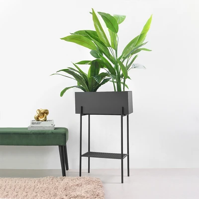 Gambar Informa Pot Dengan Stand 50x25x80 cm Y11 - Hitam