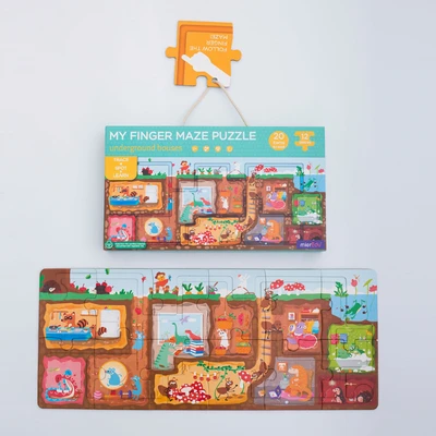 Gambar Mieredu Puzzle My Finger Maze Underground Houses