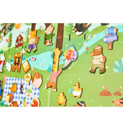 Gambar Mieredu Magnetic Puzzle All About Four Seasons