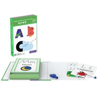 Gambar Mieredu Set Wipe Clean Activity Letters