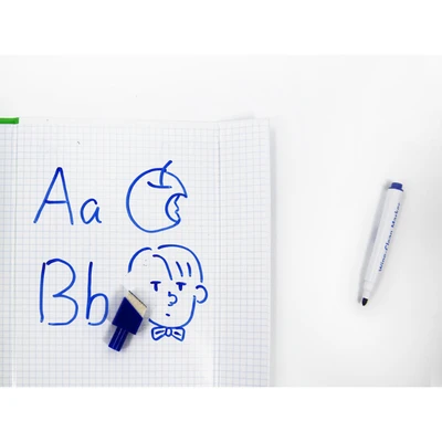 Gambar Mieredu Set Wipe Clean Activity Letters