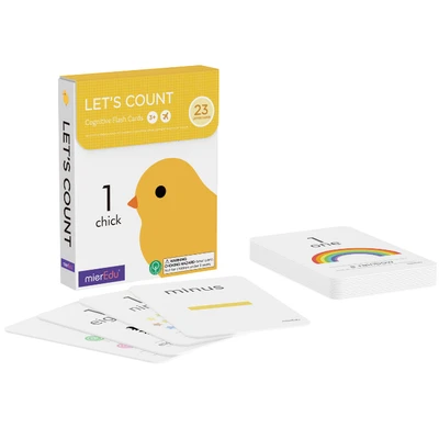 Gambar Mieredu Kartu Cognitive Flash Cards Lets Count