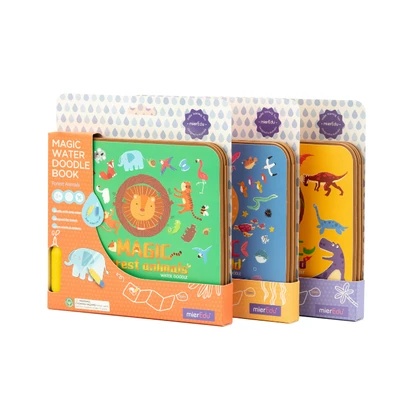 Gambar Mieredu Set Magic Water Doodle Book Forest Animals