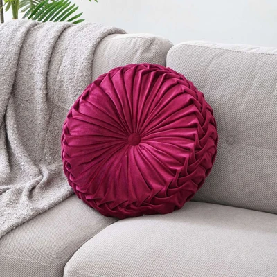 Gambar Informa 40 Cm Bantal Sofa Summer Retreat Round - Merah