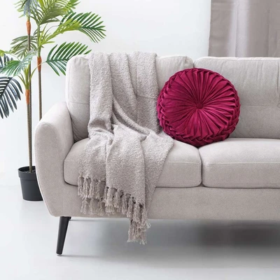 Gambar Informa 40 Cm Bantal Sofa Summer Retreat Round - Merah