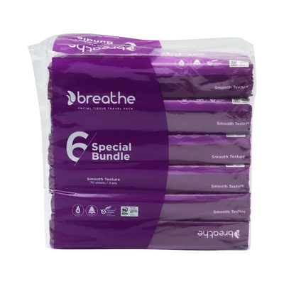 Gambar Breathe Set 6 Pcs Tisu Wajah Travel