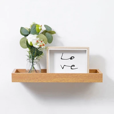 Gambar Informa Dothan Rak Dinding 40 cm - Cokelat Oak