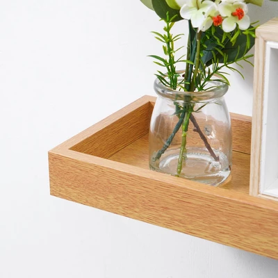 Gambar Informa Dothan Rak Dinding 40 cm - Cokelat Oak