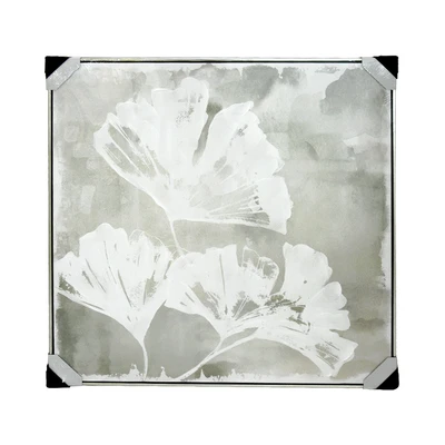 Gambar Informa Lukisan Kanvas Handmade & Print Ginkgo 82.5x82.5 cm - Mix