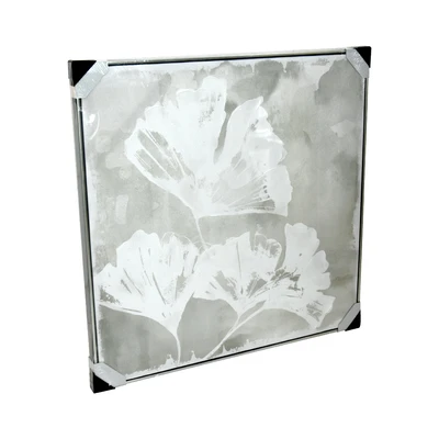 Gambar Informa Lukisan Kanvas Handmade & Print Ginkgo 82.5x82.5 cm - Mix