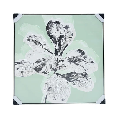 Gambar Informa Lukisan Kanvas Handmade & Print Flower 82.5x82.5 cm - Mix