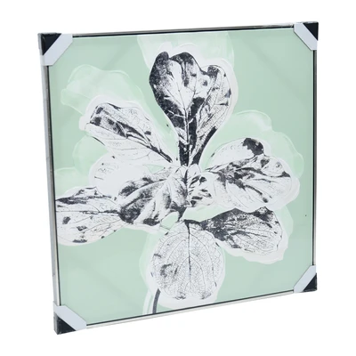 Gambar Informa Lukisan Kanvas Handmade & Print Flower 82.5x82.5 cm - Mix