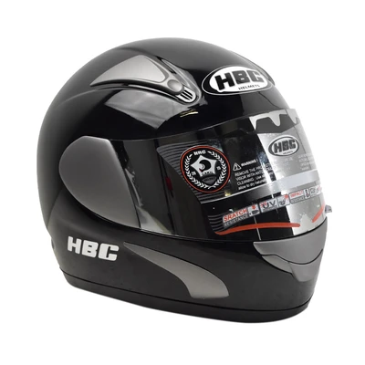 Gambar Hbc Helm Full Face Viper Glossy - Hitam