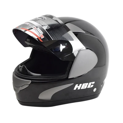 Gambar Hbc Helm Full Face Viper Glossy - Hitam