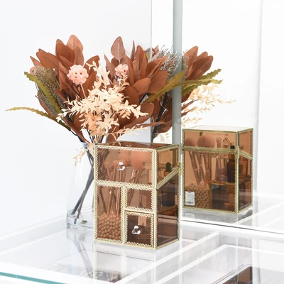 Gambar Informa Organizer Kosmetik 15.5x11.2x21 cm - Gold