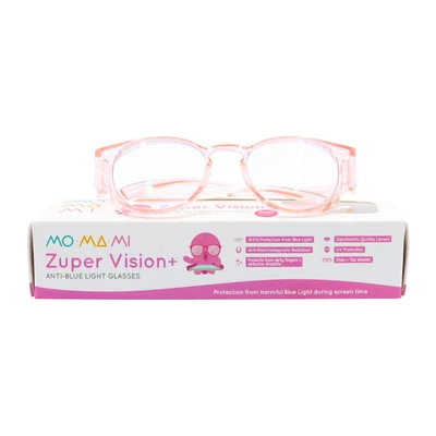 Gambar Momami Kacamata Anak Blue Light Zuper Vision+ - Pink