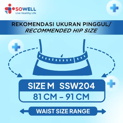 Gambar Sowell Ukuran M Premium Penopang Tulang Belakang Ssw204