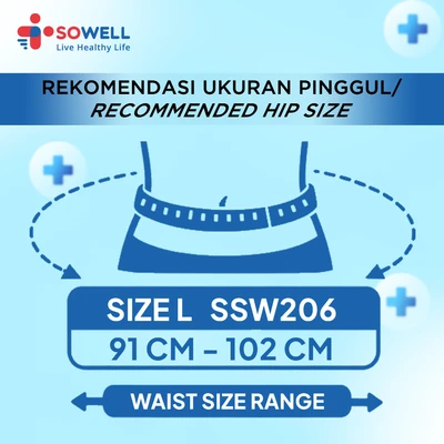 Gambar Sowell Ukuran L Premium Penopang Tulang Belakang Ssw206