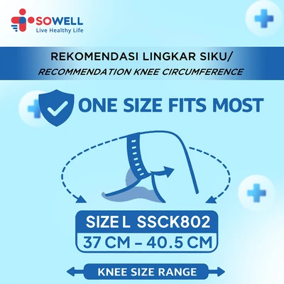 Gambar Sowell Ukuran L Penopang Lutut Ssck802