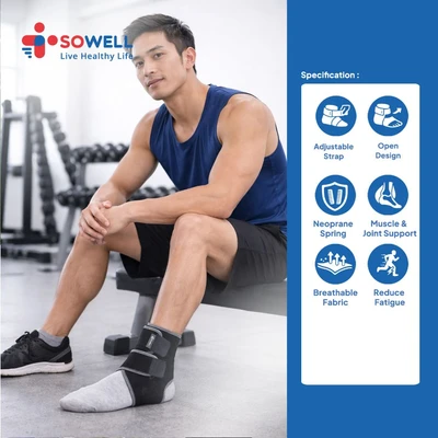 Gambar Sowell Neoprene Penopang Pergelangan Kaki Sspa800