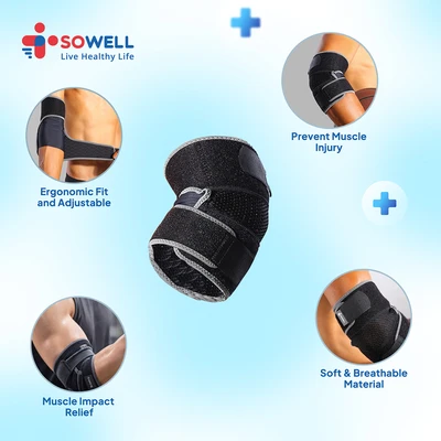 Gambar Sowell Neoprene Penopang Siku Sspe801