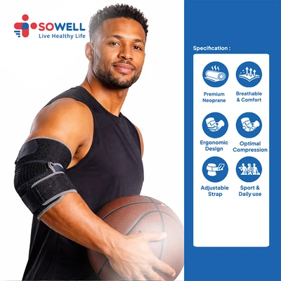 Gambar Sowell Neoprene Penopang Siku Sspe801