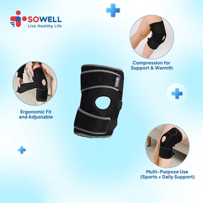 Gambar Sowell Neoprene Penopang Lutut Sspk802