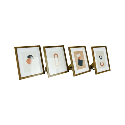 Gambar Informa Bingkai Foto MDF 5R Set 4 Pcs - Cokelat Tua