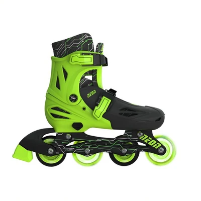 Gambar Neon Ukuran 34-37 Sepatu Roda Combo - Hijau