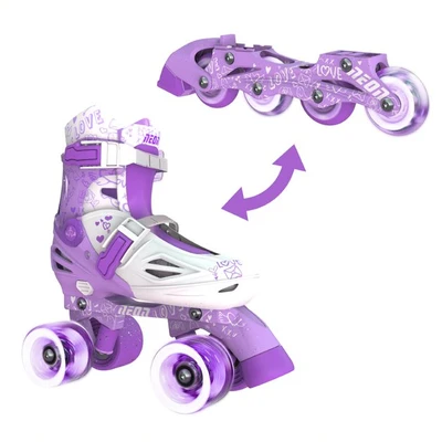 Gambar Neon Ukuran 30-33 Sepatu Roda Combo - Ungu