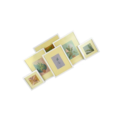 Gambar Informa Bingkai Foto MDF Mix Size Set 6 Pcs - Putih