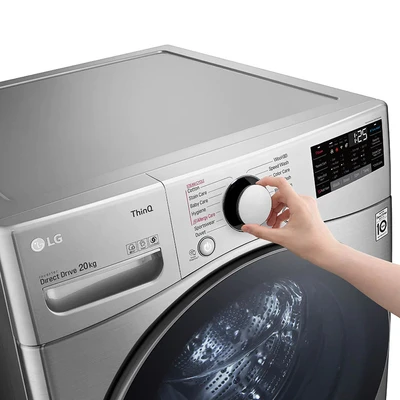 Gambar LG Mesin Cuci Front Loading 20 kg F2720SVRV - Silver